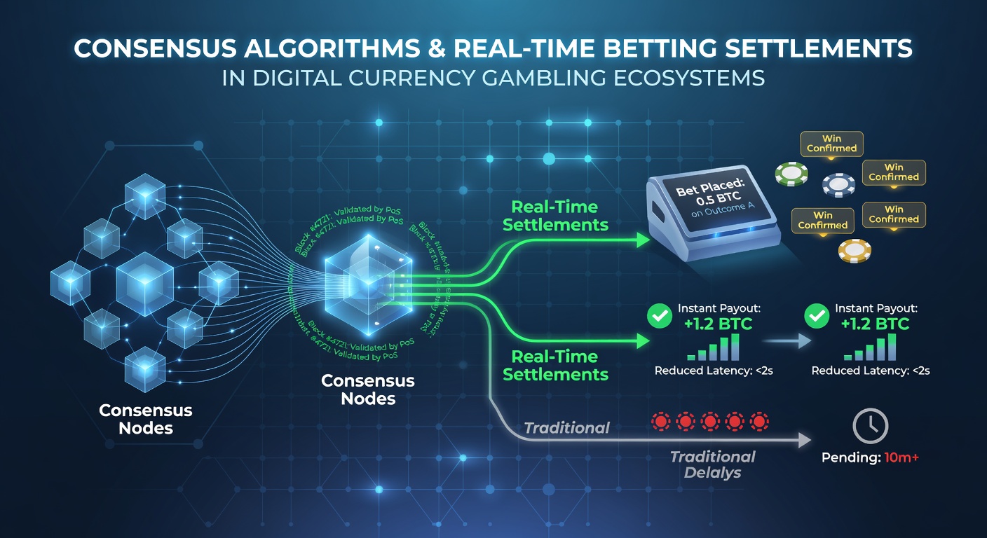 Darstellung von Blockchain-Konsensmechanismen in digitalen Wettplattformen mit Fokus auf Transaktionsverarbeitung