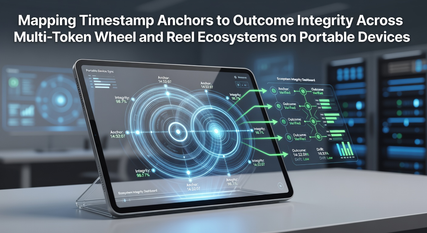 Technische Darstellung von Zeitstempel-Ankern in mobilen Wheel- und Reel-Systemen mit Blockchain-Integration